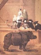 Pietro Longhi, Exhibition of a Rhinoceros at Venice (nn03)